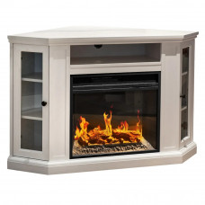 Električni kamin Divina Fire Madison Corner Bianco