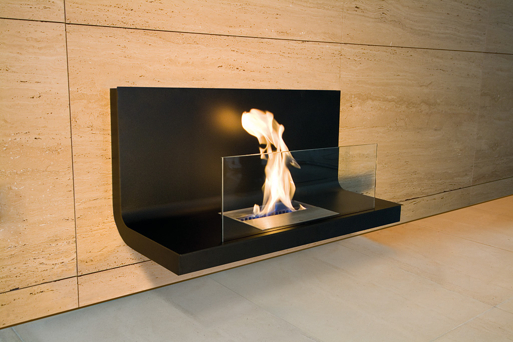 Ethanol fireplace Radius Design Wall Flame ★ Artflame.com